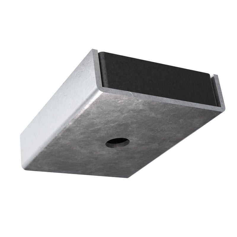 Master Magnetics مجموعة مغناطيسات السيراميك من ماستر ماغنيتيكس - مستطيلة مع ثقب مركزي، مطلية بالزنك، بطول 1 بوصة، عرض 0.875 بوصة، ارتفاع 0.25 بوصة، قوة سحب 7 أرطال، فضي، عبوة من 20، CA403CNX20 - Image 4